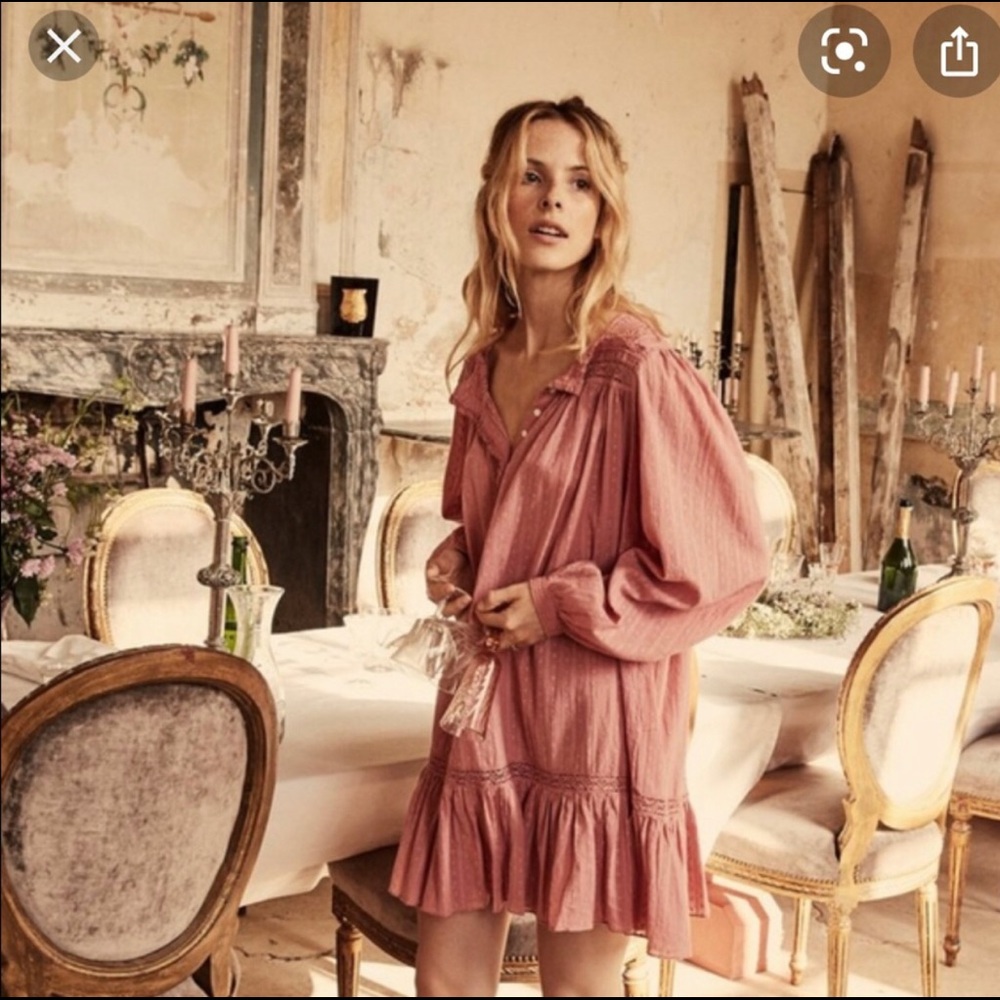 EUC Doen Anjelou nightgown pink/mauve color dress or nightgown